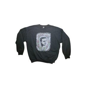 Gildan Women's Black Johnny Cash Crew Neck Sweatshirt - Size XL